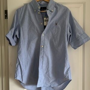 NWT: Ralph Lauren Polo Short Sleeves Button Down: Slim Fit